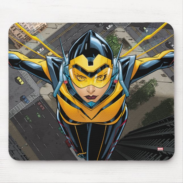 Avengers Classics | The Wasp Head-On Mouse Pad (Front)