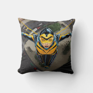 Avengers Classics The Wasp Head-On Throw Pillow