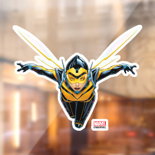 Avengers Classics The Wasp Head-On Window Cling