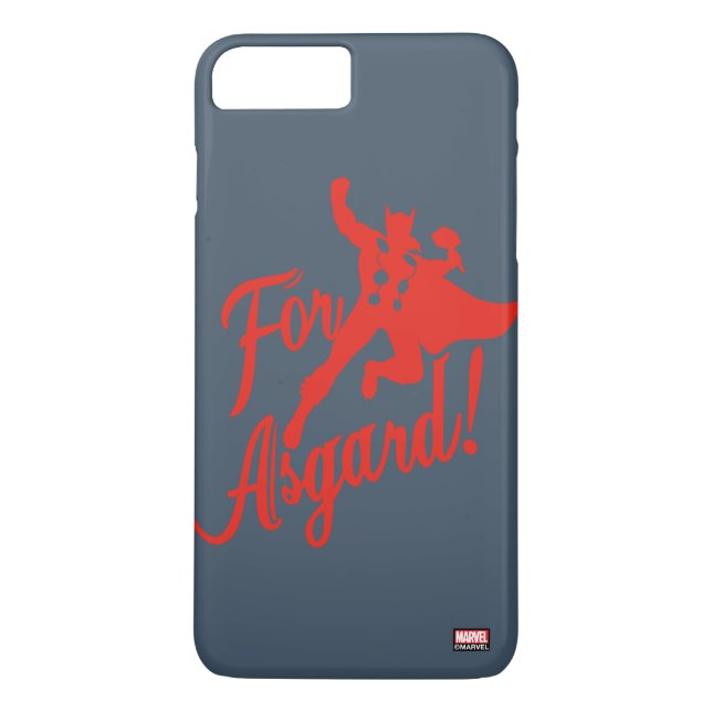Avengers Classics | Thor "For Asgard" Silhouette Case-Mate iPhone Case (Back)