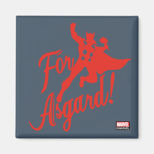 Avengers Classics Thor "For Asgard" Silhouette Magnet