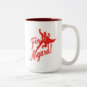 Avengers Classics   Thor "For Asgard" Silhouette Two-Tone Coffee Mug