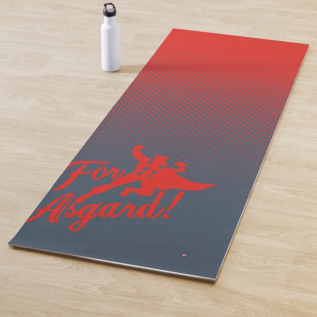 Avengers Classics | Thor "For Asgard" Silhouette Yoga Mat (In Situ)