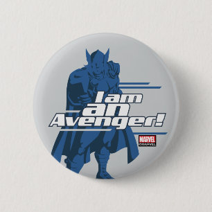 Avengers Classics Thor "I Am" Graphic 2 Inch Round Button