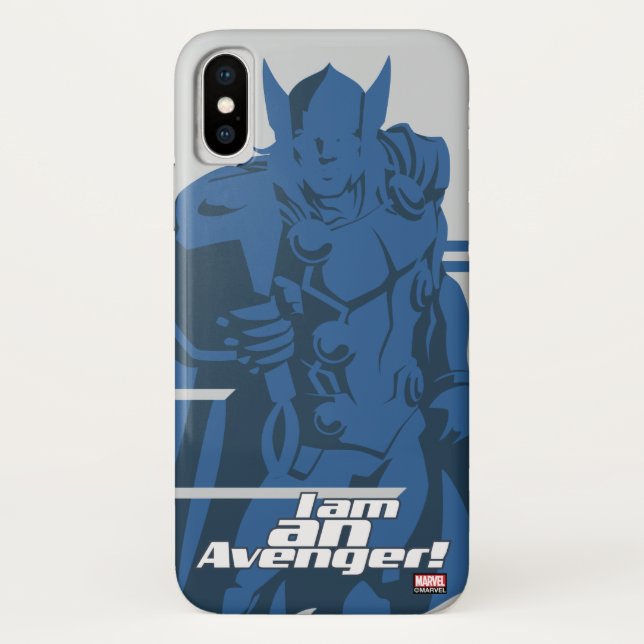Avengers Classics | Thor "I Am" Graphic Case-Mate iPhone Case (Back)
