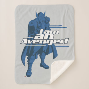 Avengers Classics Thor "I Am" Graphic Sherpa Blanket