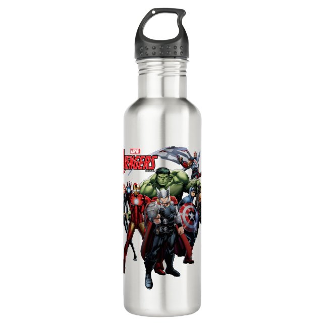 Avengers Classics | Thor Leading Avengers 710 Ml Water Bottle (Front)