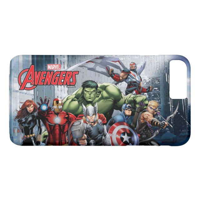Avengers Classics | Thor Leading Avengers Case-Mate iPhone Case (Back (Horizontal))