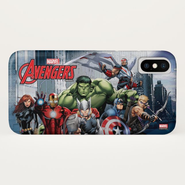 Avengers Classics | Thor Leading Avengers Case-Mate iPhone Case (Back (Horizontal))