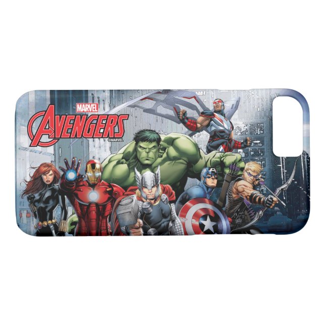 Avengers Classics | Thor Leading Avengers Case-Mate iPhone Case (Back (Horizontal))