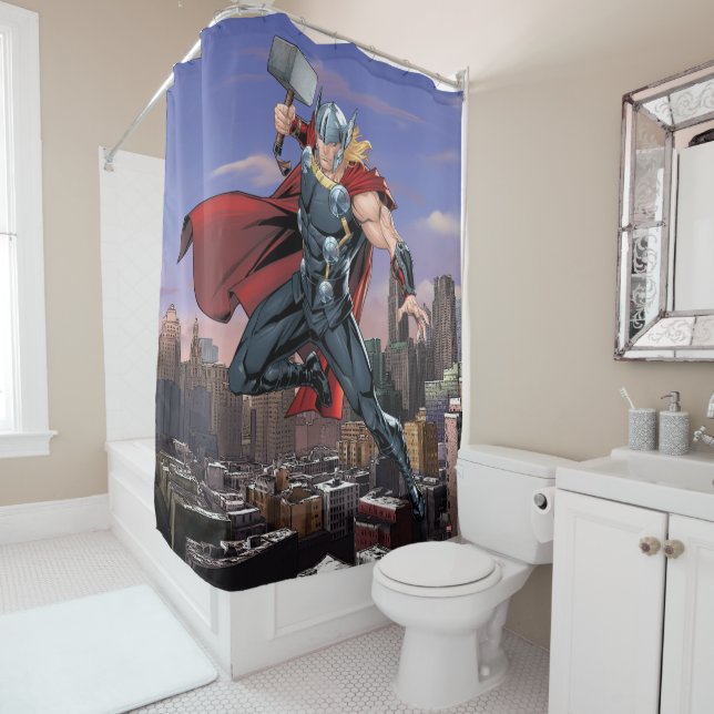 Avengers Classics | Thor Leaping With Mjolnir (In Situ)