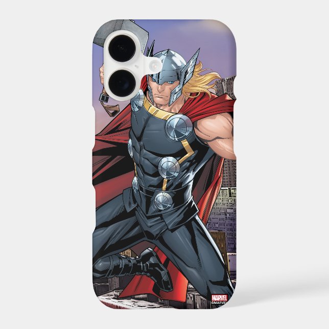 Avengers Classics | Thor Leaping With Mjolnir (Back)