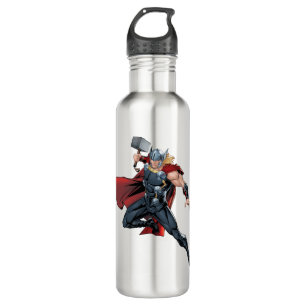 Avengers Classics Thor Leaping With Mjolnir 710 Ml Water Bottle