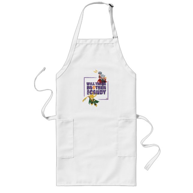 Avengers Classics | Thor & Loki Halloween Candy Long Apron (Front)