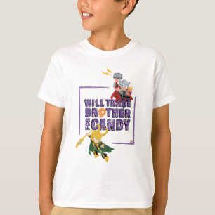 Avengers Classics   Thor & Loki Halloween Candy T-Shirt