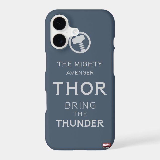 Avengers Classics | Thor Typography (Back)