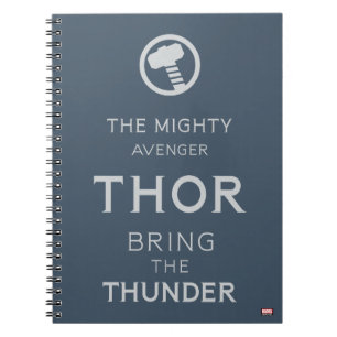 Avengers Classics   Thor Typography Notebook