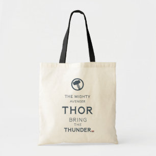 Avengers Classics Thor Typography Tote Bag