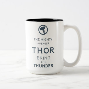 Avengers Classics   Thor Typography Two-Tone Coffee Mug