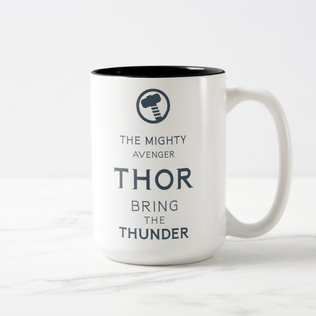 Avengers Classics | Thor Typography Two-Tone Coffee Mug (Right)