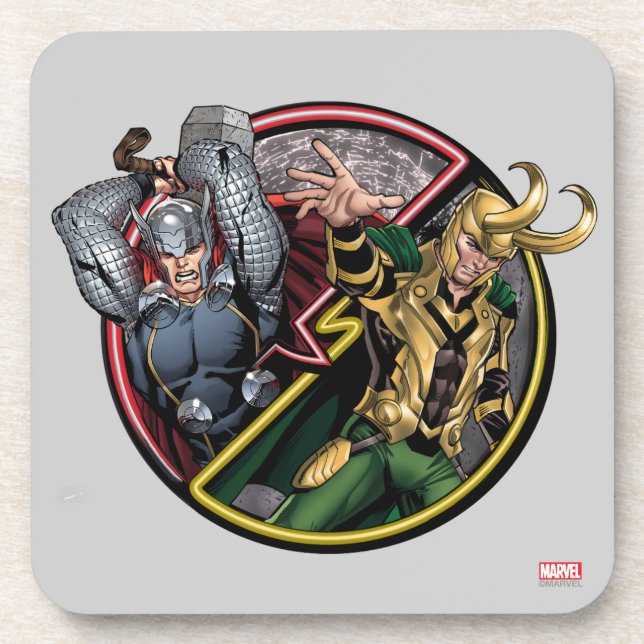 Avengers Classics | Thor Versus Loki Coaster (Front)
