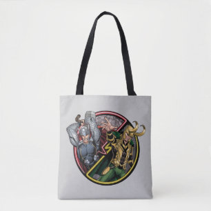 Avengers Classics   Thor Versus Loki Tote Bag