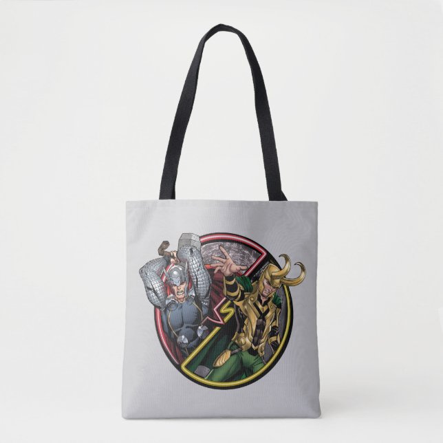 Avengers Classics | Thor Versus Loki Tote Bag (Front)