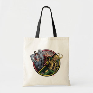 Avengers Classics Thor Versus Loki Tote Bag