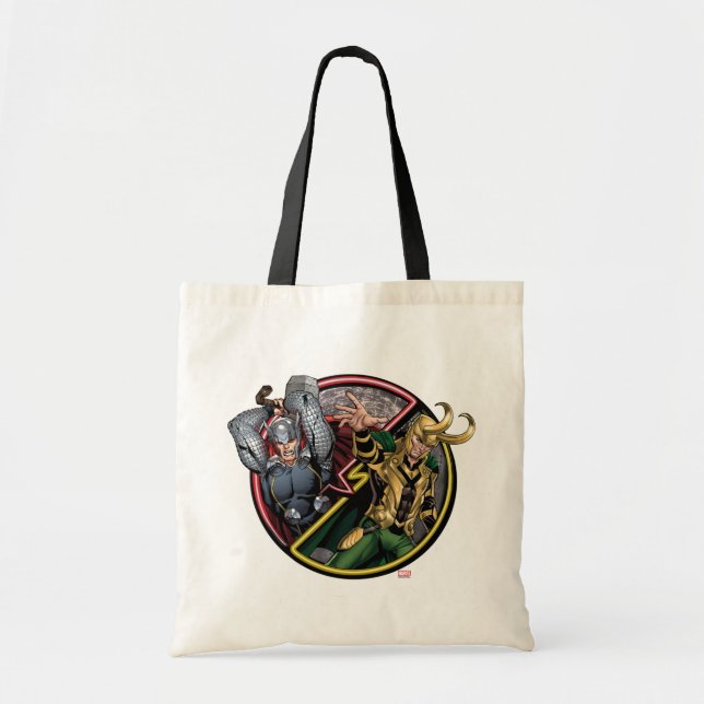 Avengers Classics | Thor Versus Loki Tote Bag (Front)