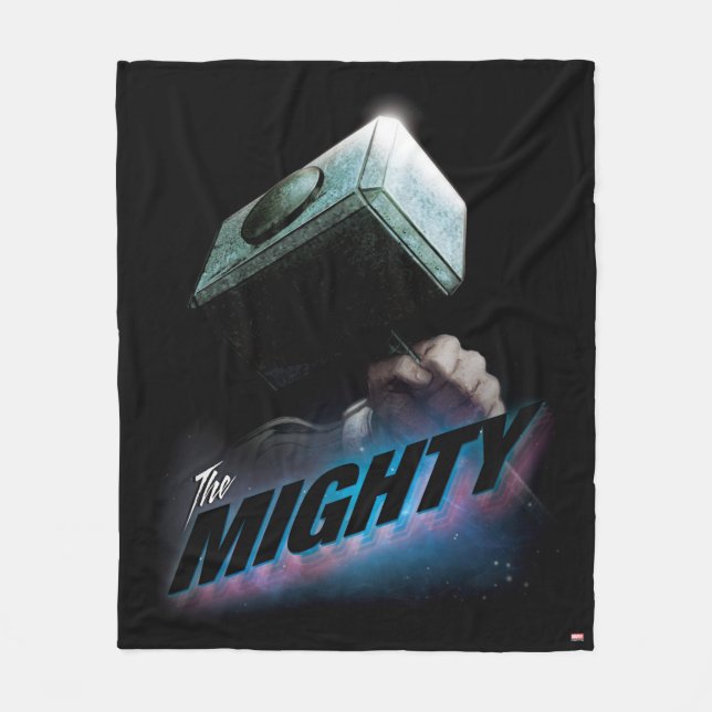 Avengers Classics | Thor's Hammer Bold Graphic Fleece Blanket (Front)