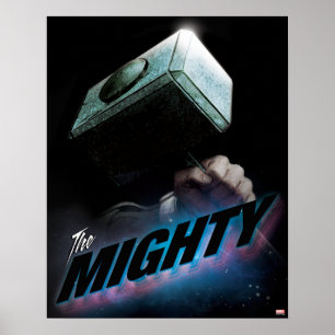 Avengers Classics   Thor's Hammer Bold Graphic Poster