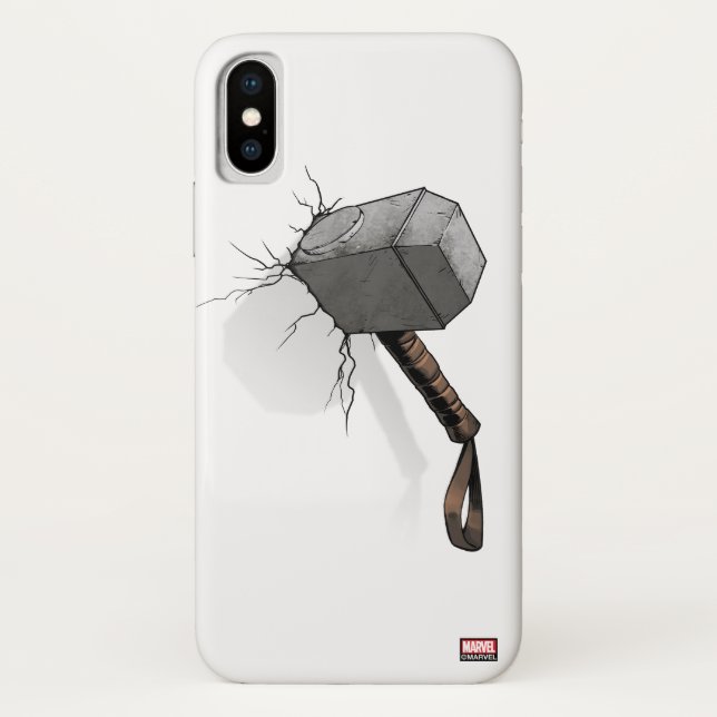 Avengers Classics | Thor's Hammer Struck Case-Mate iPhone Case (Back)