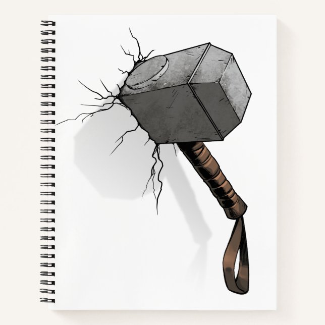 Avengers Classics | Thor's Hammer Struck Notebook (Front)