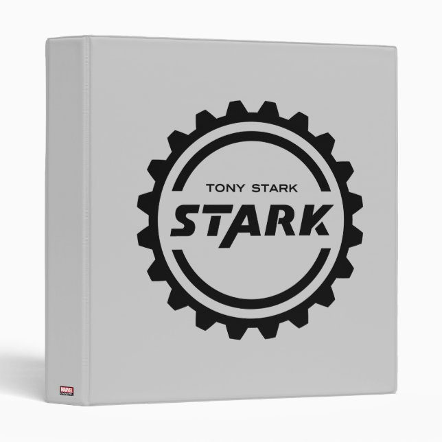 Avengers Classics | Tony Stark Gear Logo Binder (Front/Spine)
