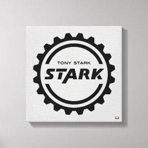 Avengers Classics Tony Stark Gear Logo Canvas Print