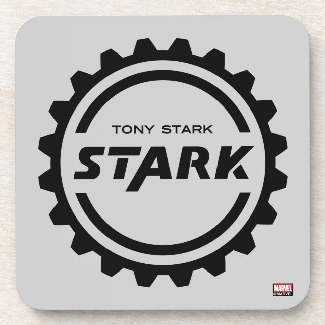 Avengers Classics | Tony Stark Gear Logo Coaster (Front)