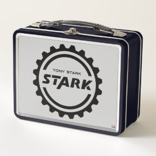 Avengers Classics   Tony Stark Gear Logo Metal Lunch Box