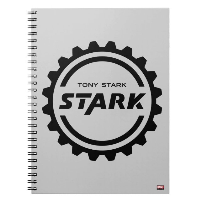 Avengers Classics | Tony Stark Gear Logo Notebook (Front)