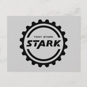 Avengers Classics   Tony Stark Gear Logo Postcard