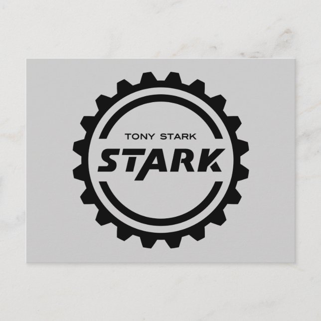 Avengers Classics | Tony Stark Gear Logo Postcard (Front)