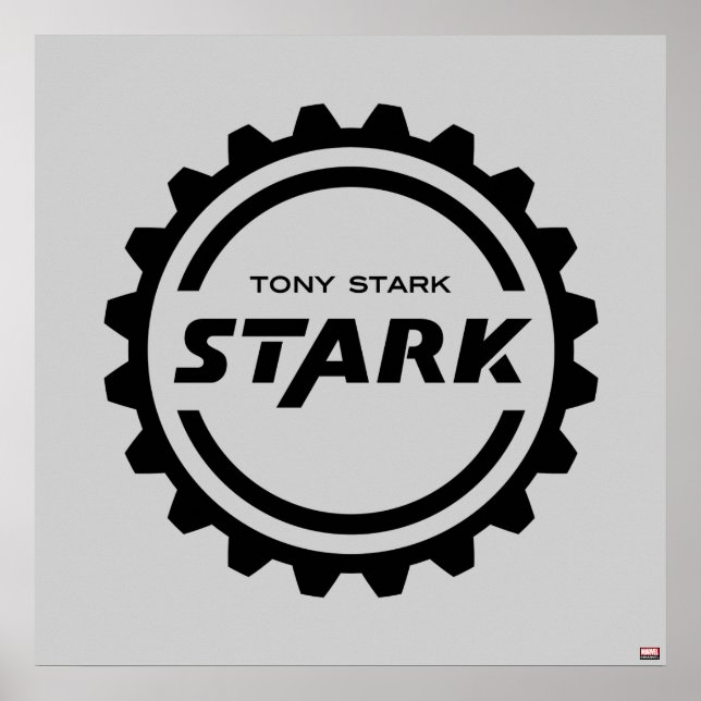 Avengers Classics | Tony Stark Gear Logo Poster (Front)
