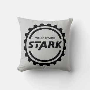 Avengers Classics Tony Stark Gear Logo Throw Pillow