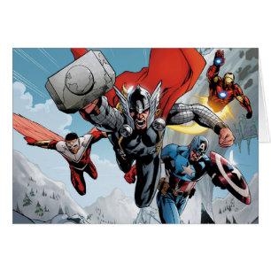 Avengers Classics Traversing Through Snowy Mount