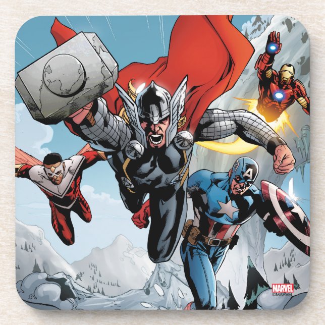 Avengers Classics | Traversing Through Snowy Mount Coaster (Front)