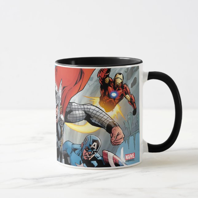 Avengers Classics | Traversing Through Snowy Mount Mug (Right)