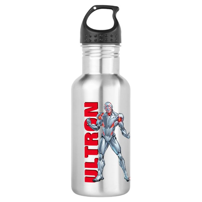Avengers Classics | Ultron Destruction Mode 532 Ml Water Bottle (Front)
