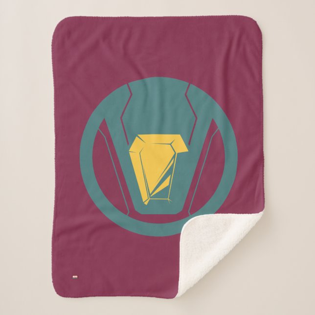 Avengers Classics | Vision Icon Sherpa Blanket (Front)