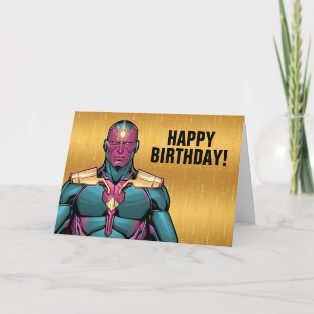 Avengers Classics | Vision Levitating Card (Front)