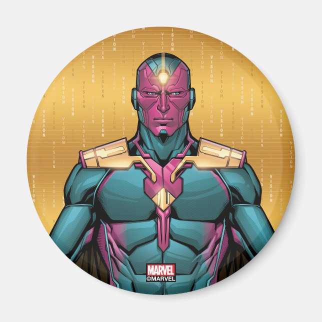 Avengers Classics | Vision Levitating Magnet (Front)