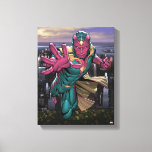 Avengers Classics   Vision Reaching Out Canvas Print